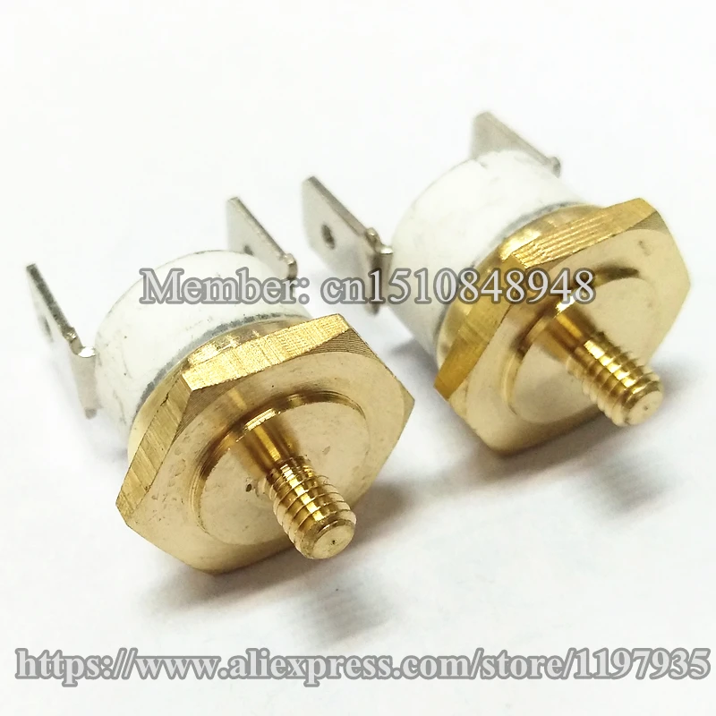 Шестигранная головка медного винта KSD301 10A 250V 180C керамическая температура винт