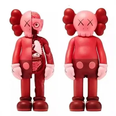 

China Red 16 Inch Originalfake KAWS Dissected Or Kaws Companion 5YL Year Later Fashion Toys in Printed Opp Bag