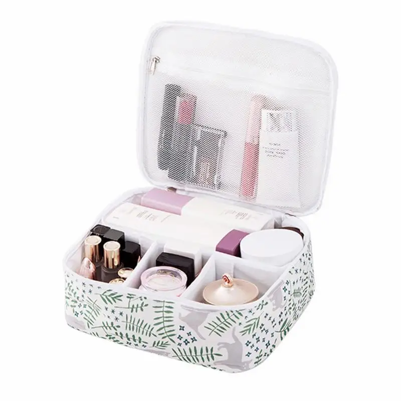 

Mini Portable Travel Cosmetic Bag Waterproof Zipper Makeup Organizer Wash Pouch Toiletry Storage Bag Cosmetic Containers 7