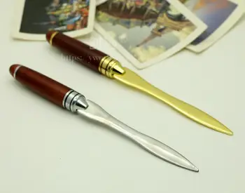 

20pcs/lot Stainless Steel Blade Letter Opener Rosewood Handle Paper Knife Vintage Envelope Opener Wholesale