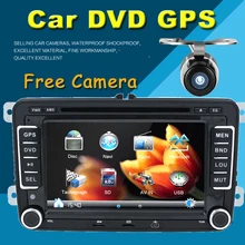 7 Inch 2 Din Multimedial Car DVD GPS Navigation For VW GOLF 6 New Polo New Bora JETTA B6 PASSAT SKODA 3G USB BT IPOD FM RDS Map