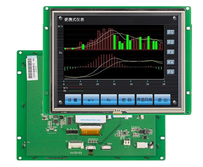 8 "камень TFT ЖК дисплей модуль STI080WT-01 с сенсорной панелью + плате контроллера программы для компьютера