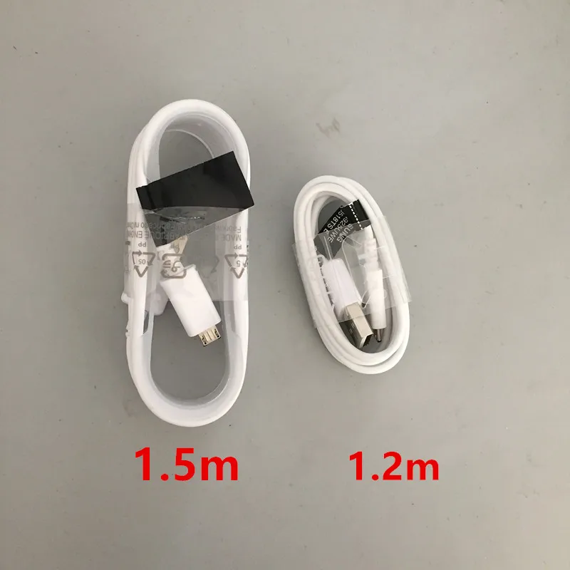 

10pcs, Original 1.2m and 1.5m Micro USB Fast Charger Cable Data Sync fast charging for Samsung S7 S6 Note 4 5 Edge S4