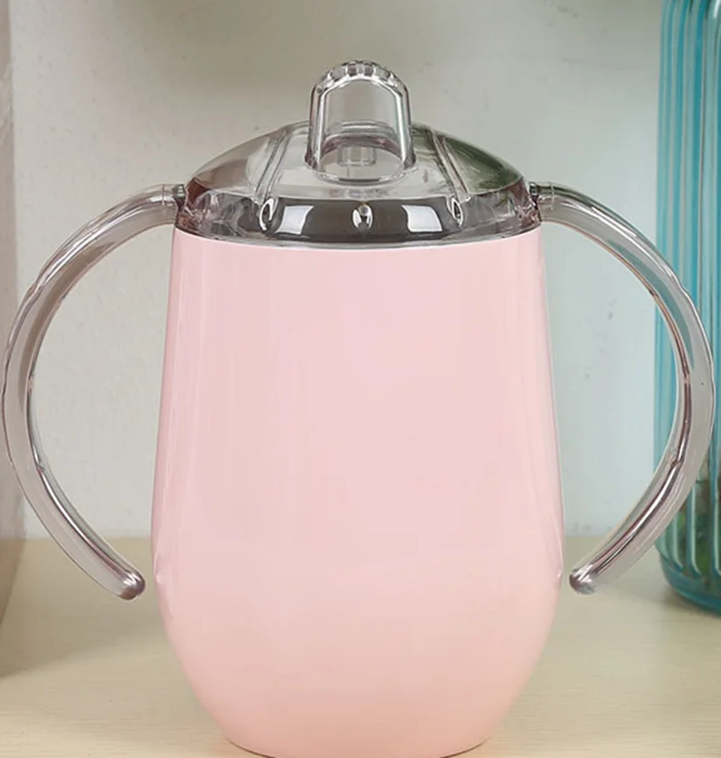 

New 12oz Sippy Cups Baby Pacifier bottles Egg Cups Creative spill proof Tumbler Safe for Kids Brands Openning Can be Customized