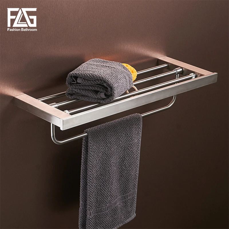 Настенный держатель для полотенец из нержавеющей стали|towel holder|bathroom towel holderstainless