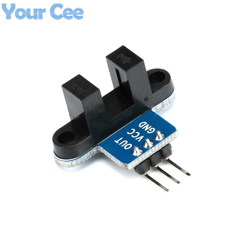 

10pcs 2016 New IR Infrared Slotted Optical Speed Measuring Sensor Detection Optocoupler Module For Motor Test