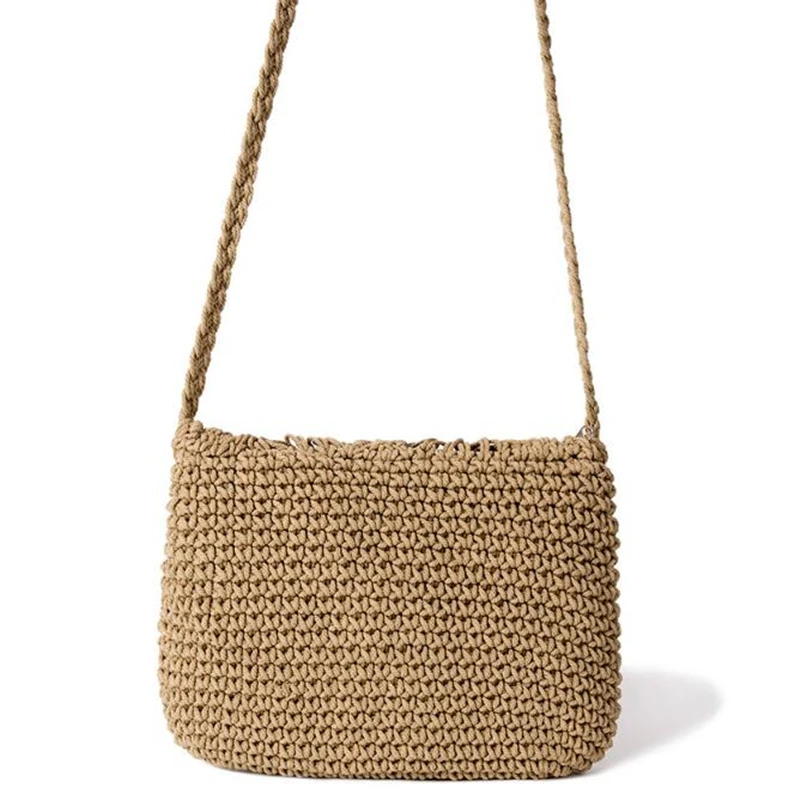 Соломенная ротанговая женская сумка летняя хлопковая веревка с кисточками вязаная сетчатая Лоскутная сумка шикарная женская сумка-мессенджер сумки-тоут Bolsas