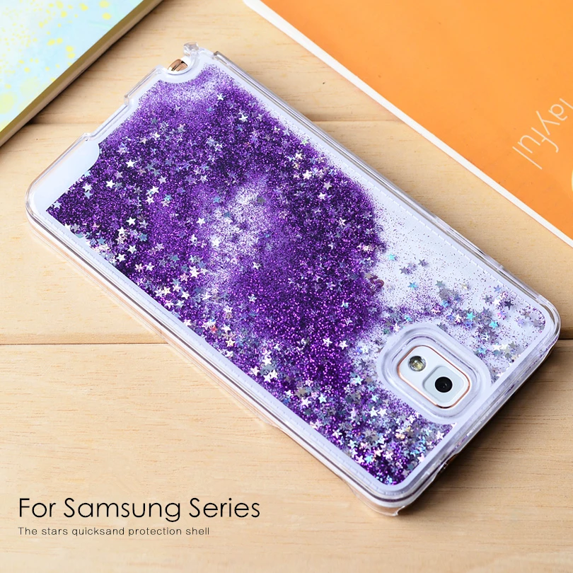 Dynamic Liquid Glitter Sand Quicksand Star Cases For