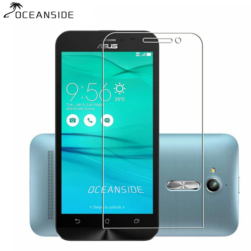 

2PCS For Asus ZenFone Go ZB500KL ZB500KG Tempered Glass Screen Protector 2.5D Safety Protective On ZB500 KL KG pelicula de vidro