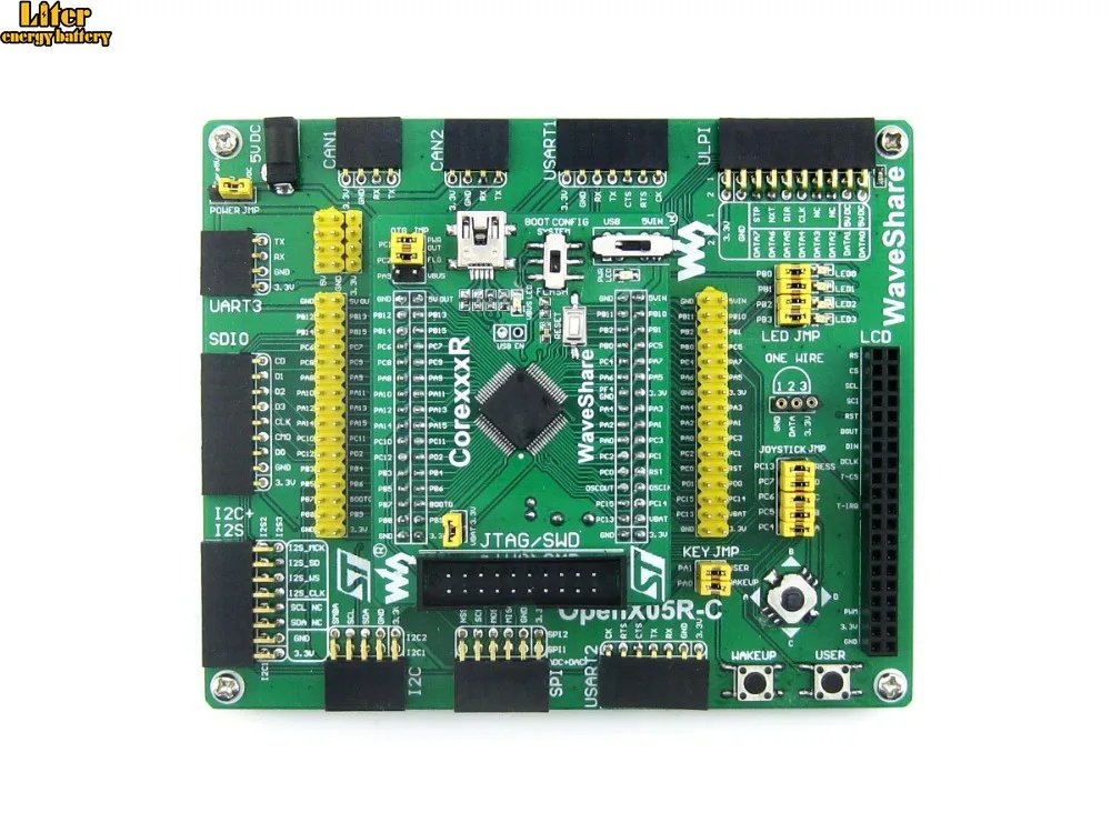 STM32 плата STM32F205RBT6 STM32F205 ARM Cortex-M3 макетная + PL2303 USB UART модуль комплект = Open205R-C стандарт