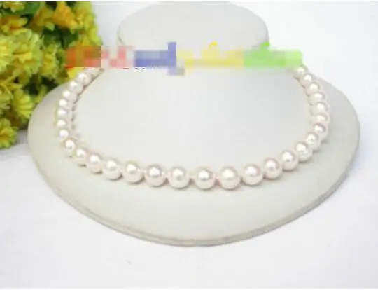 

Hot sale new Style >>>>>SUper Luster 11mm round white pearl necklace 925sc clas