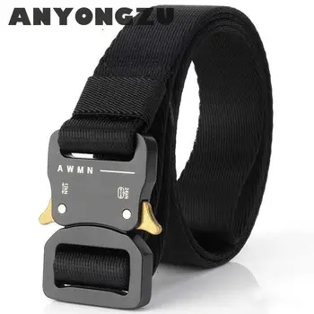 

Popular Multipurpose Tauren Buckle Leisure Jeans Belt Pearl Fabric Free Adjust Length Tactical Ceinture Various Colour Available