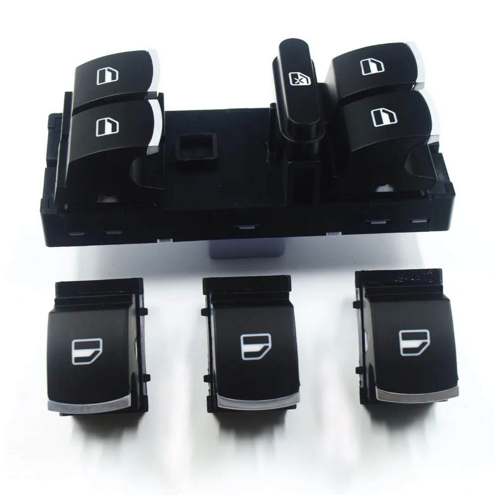 

Fast Shpping High Quality Power Window Switch Button For VW Golf MK5 6 Jetta MK5 Passat B6 Tiguan 5ND 959 857 5ND 959 855 4PCS