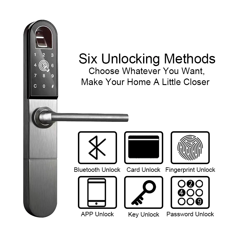 

Eseye Smart Door Lock Fingerprint Lock Electronic Digital Door Lock Remote Control Anti-Thief Safety For Home