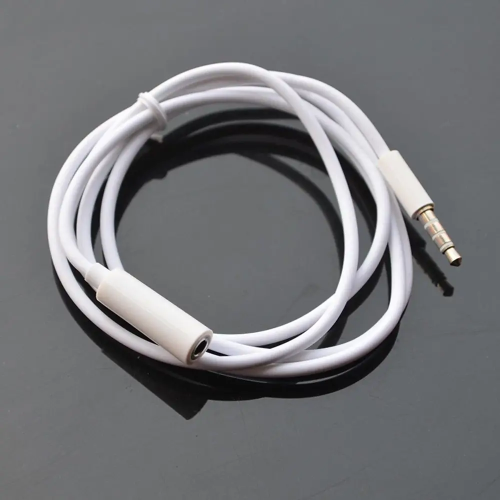 

1 Pcs 3.5 mm Male to Female Jack Stereo Adapter Audio Extension Cable for Headphone 1m Length Hot Sale High Quality