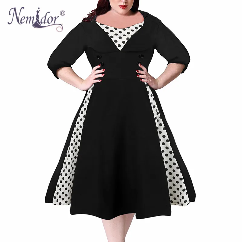 Nemidor Plus Vintage Dress (2)