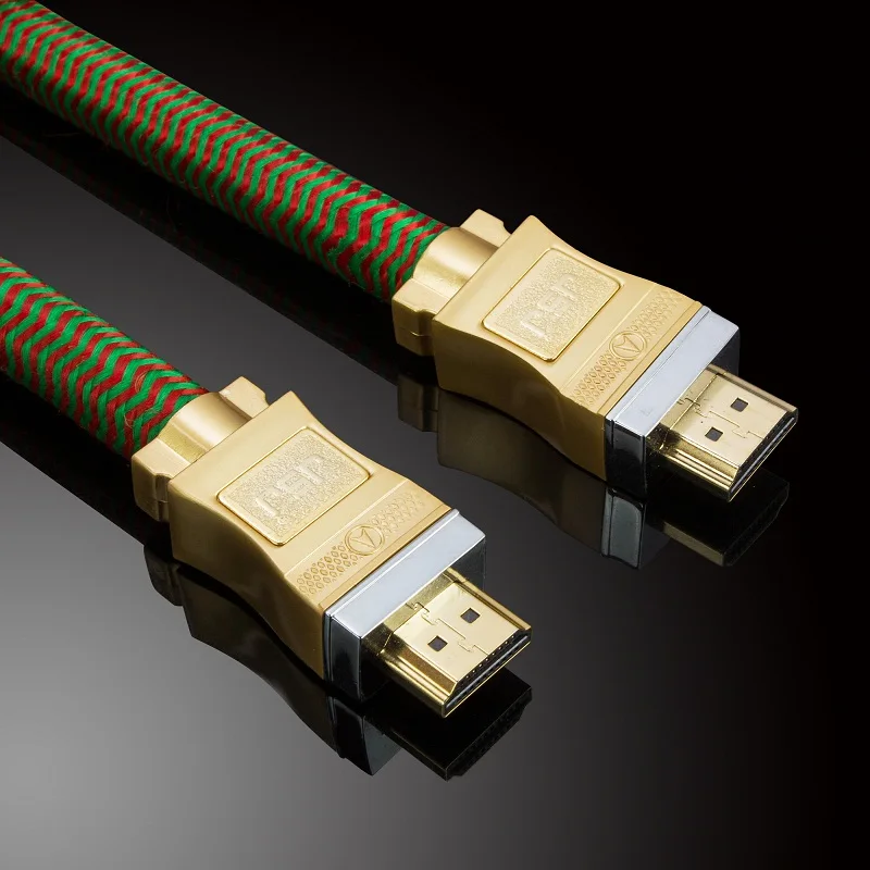WinAqum Professional Level HDMI V2.0 A Type Cable HDMI Standard M/M 4k 3D 1080P @60Hz Ethernet Line HD8817 up to 20 meters Gold