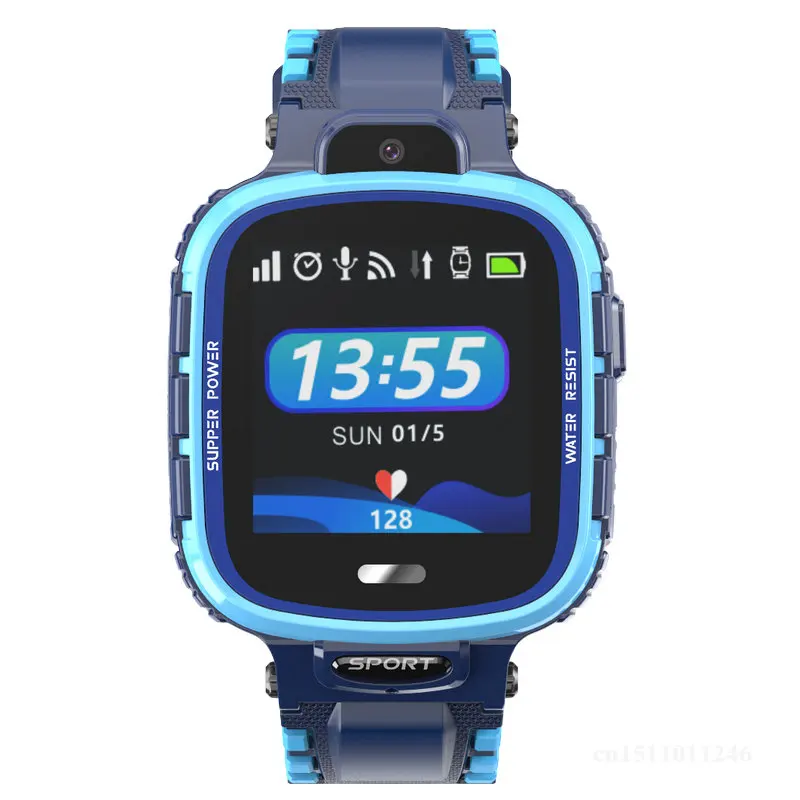 Gps Смарт-часы детская камера IP67 Водонепроницаемый Wifi трекер телефон Smartwatch Дети SOS монитор позиционирования часы 500 мАч батарея