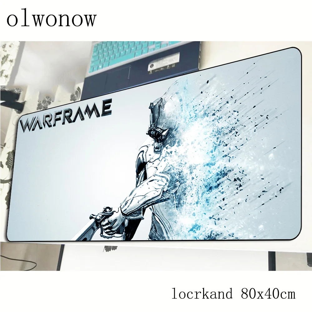 Warframe коврик для мыши 80x40 см самый дешевый коврики для мыши лучшие игровой коврик для игровой мыши HD Принт Большой коврики для мыши Клавиатура ПК накладка