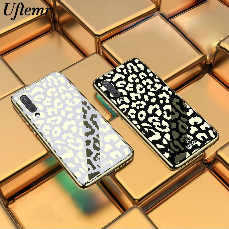

Phone Case for Xiaomi Mi 9 8 SE Lite Explorer Cover Shining Glitter Leopard Spot Soft TPU Silicon Frame Case for Mi 8 9 Se Cover