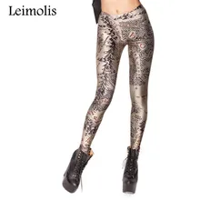 Leimolis 3D impreso fitness leggings de entrenar con aumento mujeres gótico mapa del tesoro de talla grande de alta cintura punk rock Pantalones