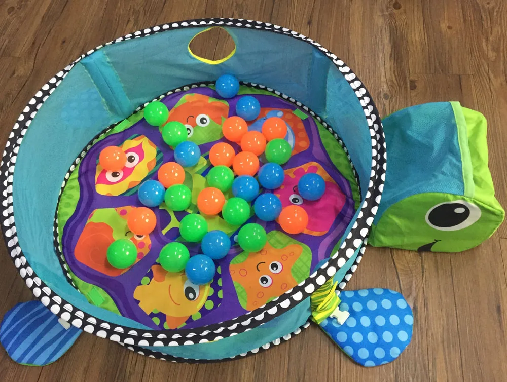 Leão Bebê Jogar Esteira Ano Playmat Ginásio Tapete Rastejando no Berçário Tartaruga Brinquedo Net Suporte 3-em-1 Bola Marinha Piscina Cerca 0-1 11 net suporte 3-em-1 bola marinha piscina cerca