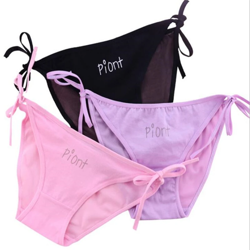

4PCS/Lot Children Cotton Underwear Young Girls Briefs Solid Low Waist Short Briefs Comfortable Ladies Panties TWY-101-4p