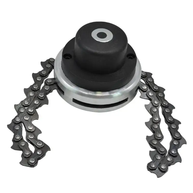 Multi functional Durable Chain Grass Trimmer Head Brushcutter Lawn Mower Accessories Garden