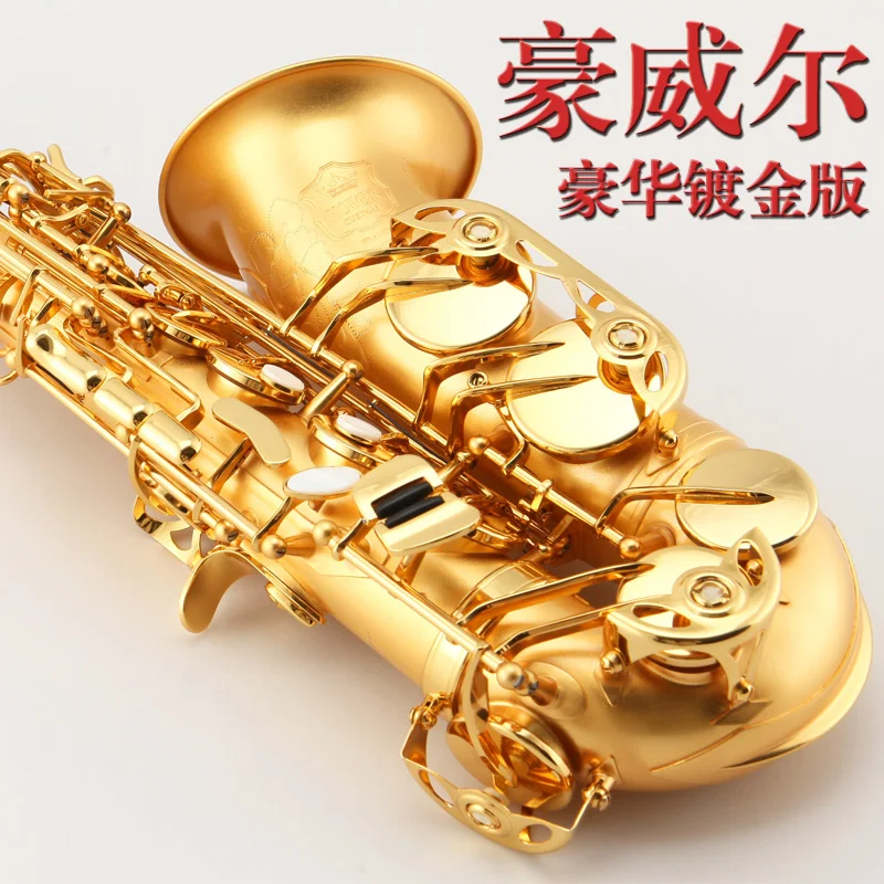 

Alto Saxophone Eb Flat Top Musical Instrument Drop E Saxophone Surface Gilding Sax Professional Good Quality Saxofone With Case