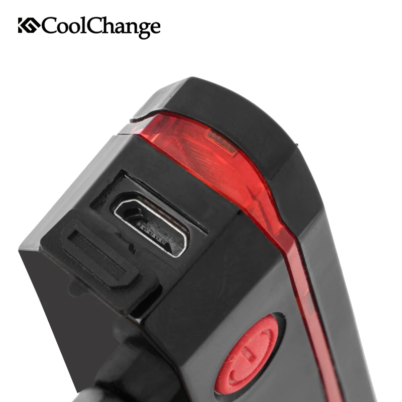CoolChange Bike Light Waterproof LED Taillight Cycling Safety Warning Light USB Rechargable Night Riding MTB Bicycle Rear Light CoolChange Bike Light Waterproof LED Taillight Cycling Safety Warning Light USB Rechargable Night Riding MTB Bicycle Rear Light