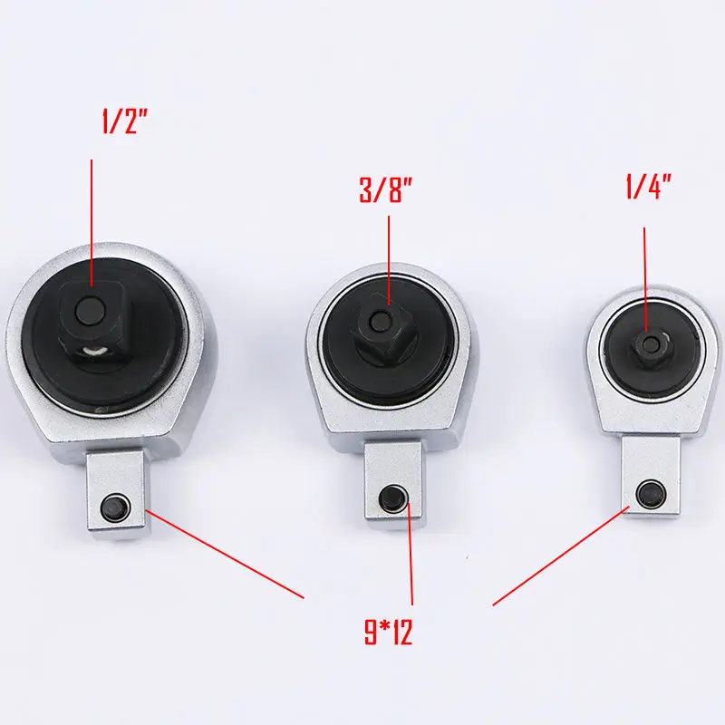 Цена за 1 шт. Высокое качество 9X12 или 14X18 промышленная ручка Моментный ключ с храповым механизмом головка 1/" 3/8" 1/" 3/4"
