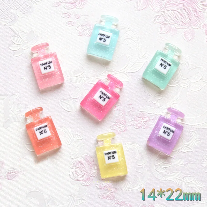 

6Pcs/Lot Perfume Bottle Polymer Slime Charms Lizun Modeling Clay DIY Kit Accesorios Box Toy For Children Slime Supplies Filler