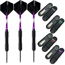 3 шт./компл. профессиональный 22 грамма Вольфрам Сталь Дартс жесткий с бесплатной переносной Чехол Высокая качественные дротики для игр, хорошее качество