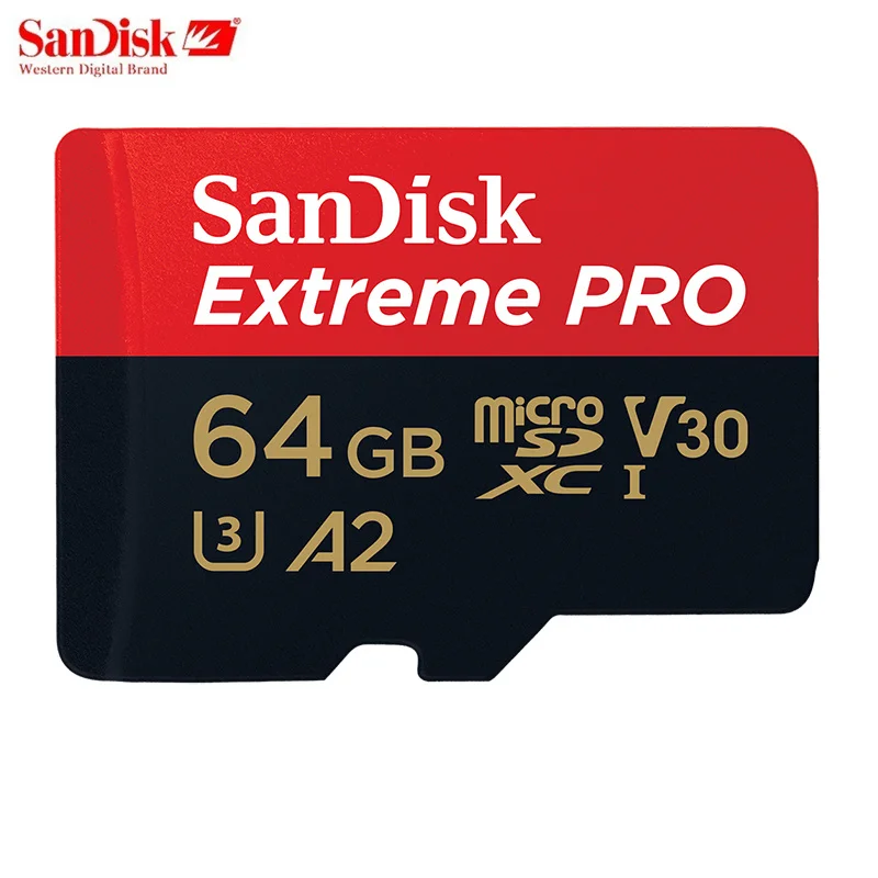 Оригинальная карта памяти SanDisk Extreme PRO 128 Гб 64 ГБ 32 Micro sd U3 V30 UHS 1 флэш память Microsd TF/SD 4K