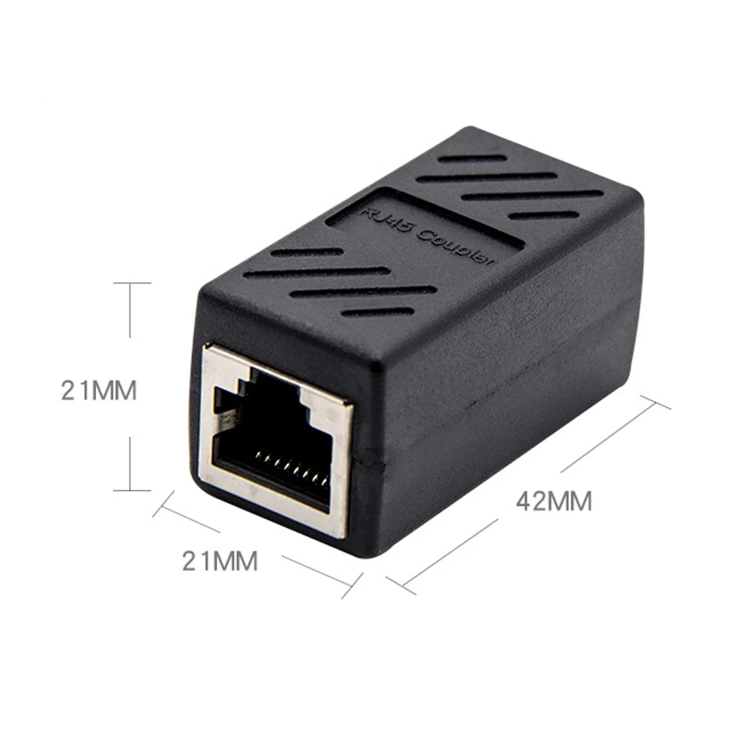 Ethernet LAN разъем Кабель-адаптер удлинитель в линии муфта RJ45 мать к матери CAT6 сети
