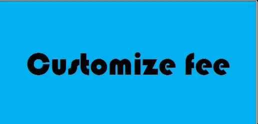 

COS FUN Tailor-made/Customize costumes fee