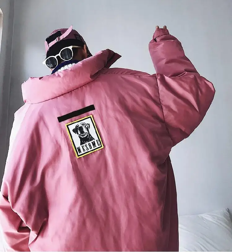 Coton Poches Épais Pardessus Motifs Lâche Chaud Femmes Soie à Rose Picture Animal Manteau comme En Hommes D'hiver As De Picture as Populaire Parkas Doublure PXOTukZi