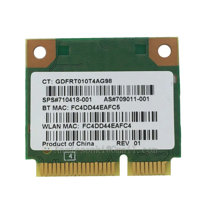 MT7630E 150 Мбит/с 802.11BGN Mini PCI E модуль WIFI WLAN карта sps:710418 001 + Bluetooth 4 0 для ноутбука HP Pavilionm4