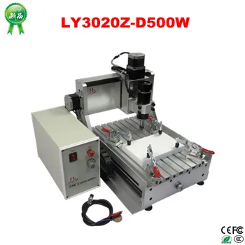 

3 axis cnc router 3020 mini cnc router 500w with ball screw,engraving area 300*200mm