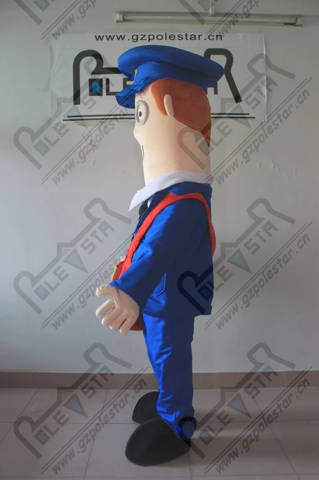 Синие костюмы желтый рюкзак postman pat талисман костюм с героями мультфильмов
