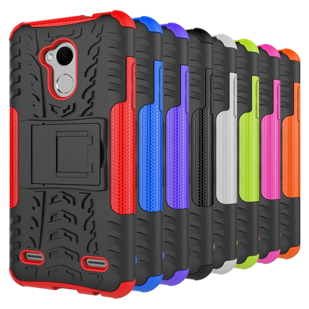 For ZTE Blade V6 Plus Case 5.0inch TPU &amp PC Dual Armor Capa with Stand Hard Silicone Cover Phone | Мобильные телефоны и
