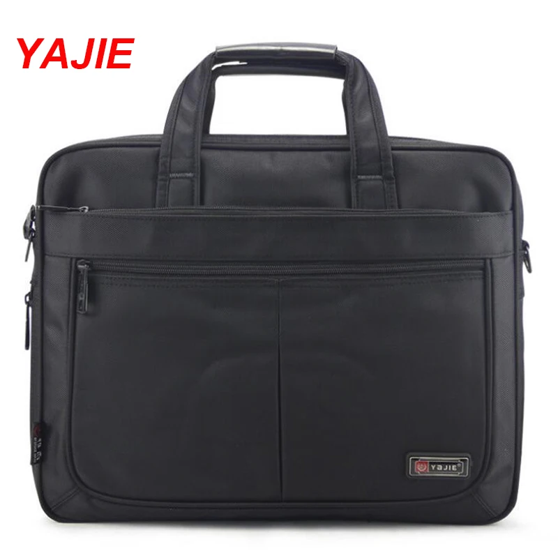 YAJIE Large Male Briefcases Multi Layered Portable Big Laptop Bag