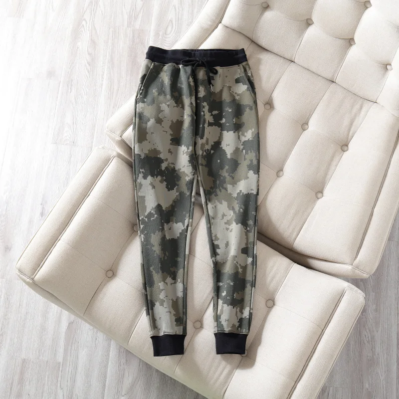 

Chic women's camouflage sweatpants 2019 spring autumn casual pants A209