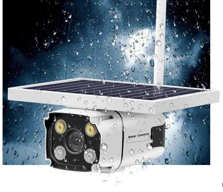 Наружная солнечная панель 4G HD1080P CameraTwo-Way Voice intelligent Motion Detectiong Alarm ночное видение