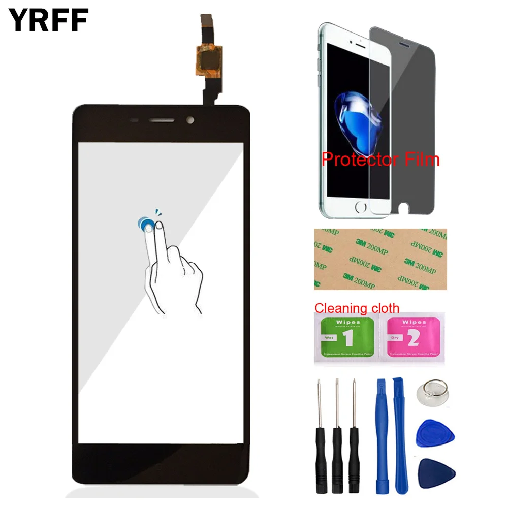 

Touch Front Glass For Xiaomi Redmi 4 / Redmi 4 Pro Prime 4A Touch Screen Digitizer Panel Glass Lens Sensor Mobile Protector Film