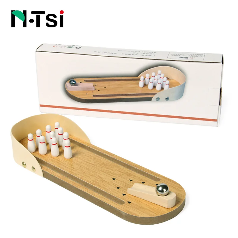 N-Tsi البسيطة خشبية البولينج الاطفال التعليمية التنموية الجدول أعلى سطح المكتب لعبة جديدة مجموعة للأطفال حزب الرياضة لعبة هدية N-Tsi البسيطة خشبية البولينج الاطفال التعليمية التنموية الجدول أعلى سطح المكتب لعبة جديدة مجموعة للأطفال حزب الرياضة لعبة هدية