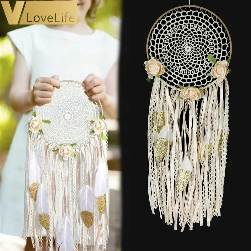 Boho Dream Catchers Свадебный комплект для украшения ручной работы DIY ремесло вечерние