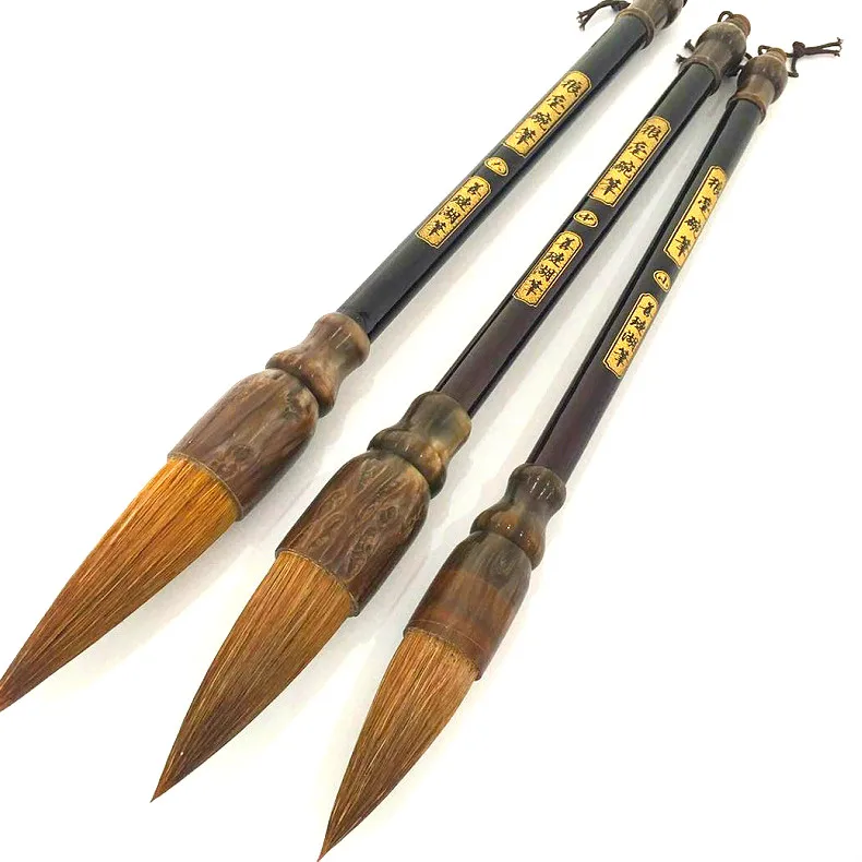 3pcs/set Chinese Traditional Calligraphy Painting Brush Landscape Large/Medium/Small Size Pen Brush Weasel Hair Writing Brush цена 3pcs/set Chinese Traditional Calligraphy Painting Brush Landscape Large/Medium/Small Size Pen Brush Weasel Hair Writing Brush цены онлайн