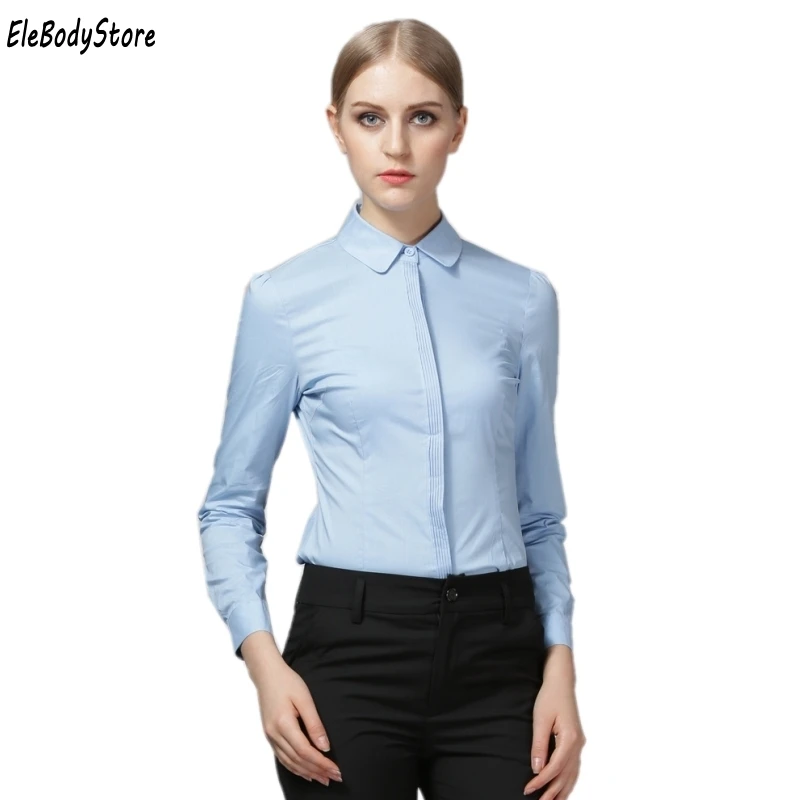  New Body Blouse Shirt 2019 Blusas Plus Size Women Shirts Blouses Tops Casual White Long Sleeve Ladi