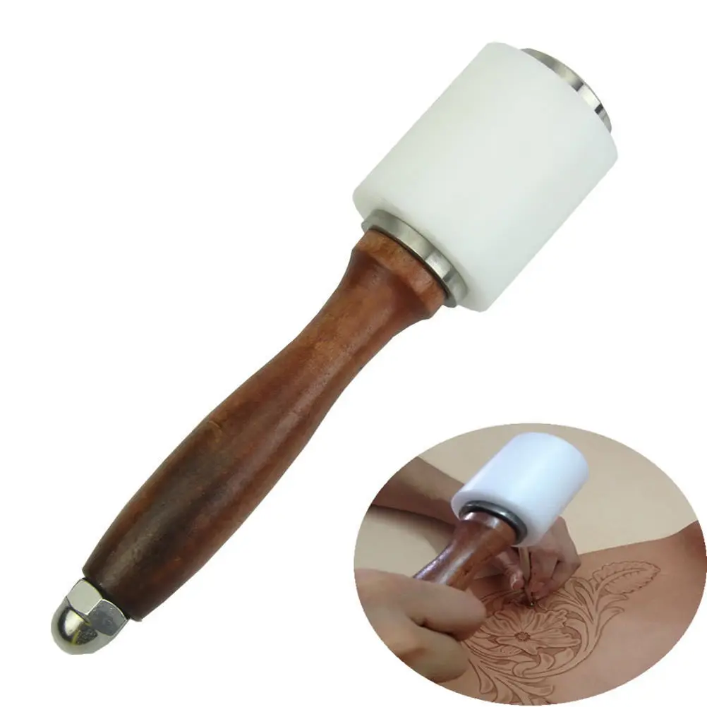 1 Pc Leather Cutting Tools Hammer Strengthen PE Material Leather